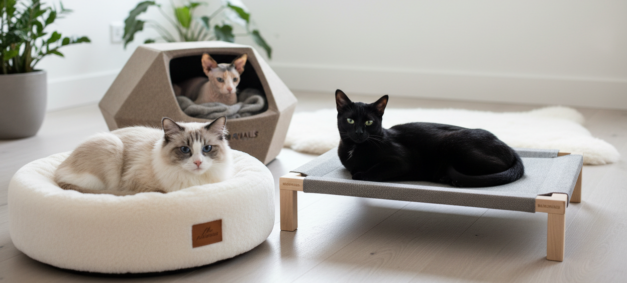 beds cats with marque Mikrhaus 